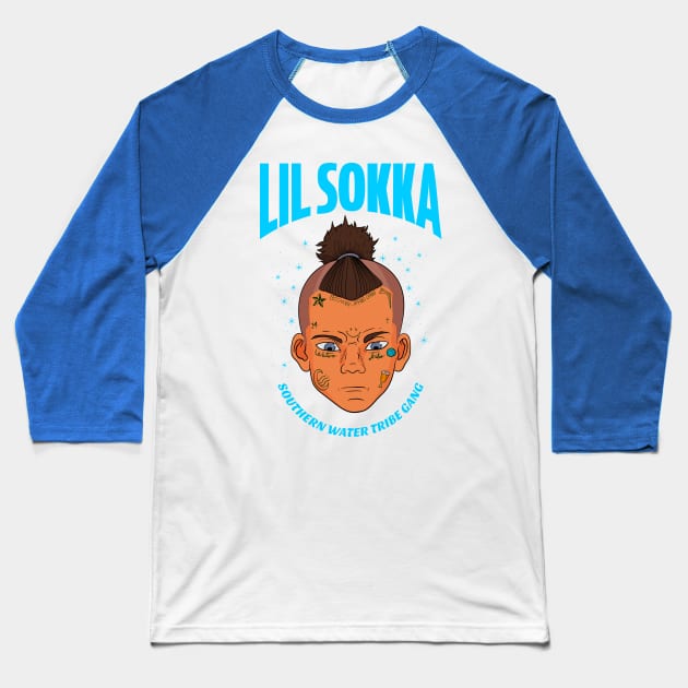 Lil Sokka Baseball T-Shirt by CalebLindenDesign